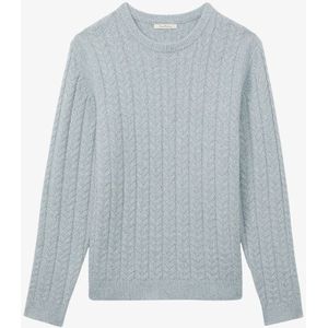 Reiss Minsk kabelgebreide trui in alpaca wolblend