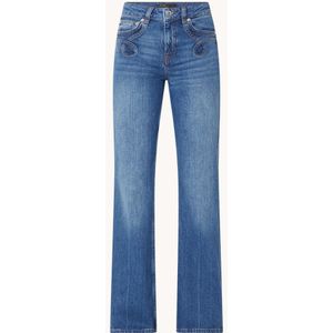 Maje High waist flared jeans met medium wassing