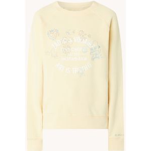 Zadig&Voltaire Upper sweater met logoborduring