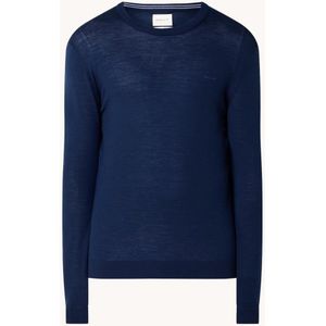 Gant Fijngebreide pullover van merino wol