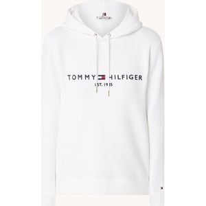 Tommy Hilfiger Hoodie van fleece met logoborduring