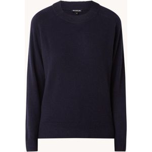 Whistles Fijngebreide pullover van kasjmier met splitten