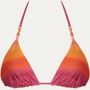 MAAJI Balmy triangel bikinitop met uitneembare vulling en print