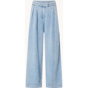 Aaiko Frederique high waist wide leg jeans met steekzakken