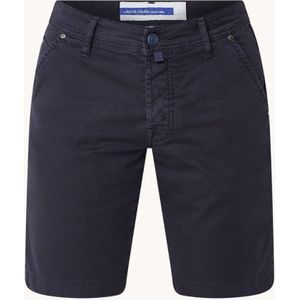 Jacob Cohën Lou slim fit korte broek in lyocellblend met steekzakken