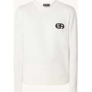 Emporio Armani Sweater van jersey met logoborduring