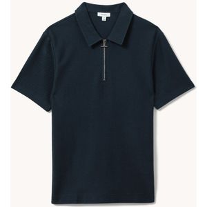 Reiss Felix polo met halve rits