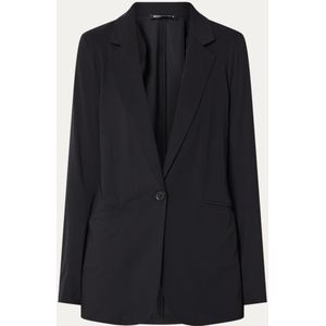 Expresso Blazer met paspelzakken en schoudervulling