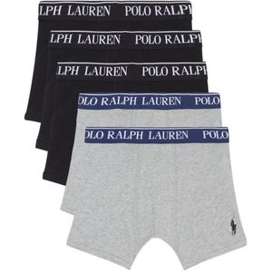 Ralph Lauren Boxershorts met logoband in 5-pack