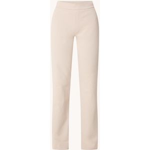 Moscow Dawn high waist straight fit pantalon met steekzakken