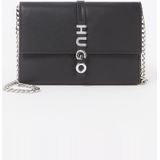 HUGO BOSS Mel clutch met logo en afneembare schouderriem