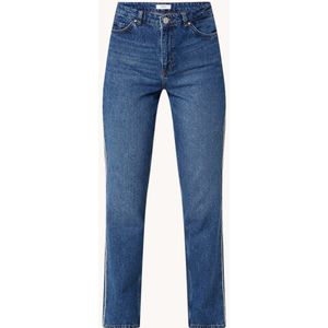 Envii Enbree high waist straight leg jeans met strass