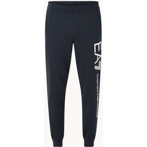 Emporio Armani Tapered fit joggingbroek met steekzakken en logoprint