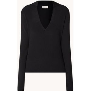 Calvin Klein Ribgebreide top met V-hals