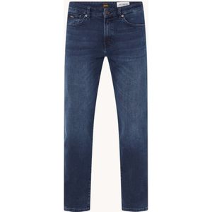 HUGO BOSS Re Maine regular fit jeans met donkere wassing