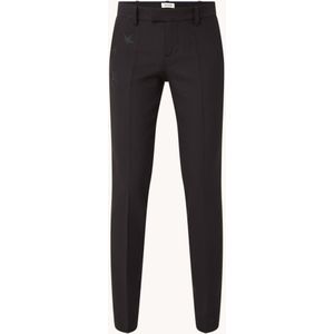 Zadig&Voltaire Mid waist tapered fit pantalon met strass