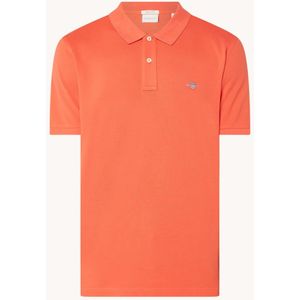 Gant Regular fit polo van piqué katoen met logoborduring