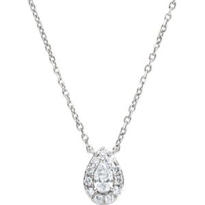 Diamond Point Witgouden collier, 0.19 ct diamant, Petite Romance