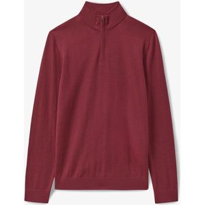 Reiss Blackhall pullover van merino wol met halve rits