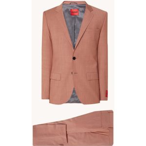 HUGO BOSS Henry/Getlin slim fit 2-delig pak in scheerwolblend met klepzakken