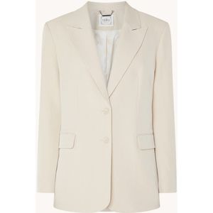 Aaiko Amanda longline blazer met klepzakken