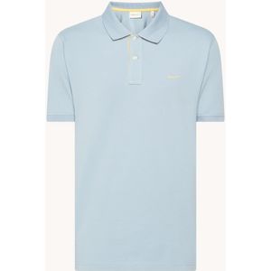 Gant Regular fit polo van piqué katoen met logoborduring