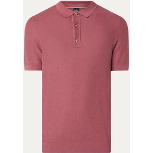 HUGO BOSS H-Daremo grofgebreide regular fit polo