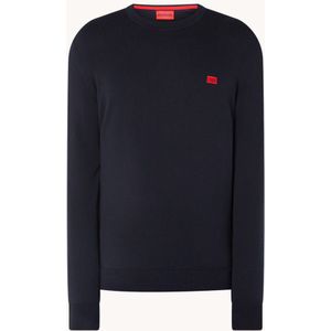 HUGO BOSS San Cassius fijngebreide sweater van biologisch katoen