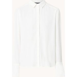 French Connection Cecile blouse met trompetmouw