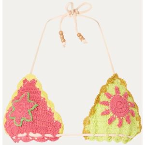 It's Now Cool Triangel bikinitop van crochet