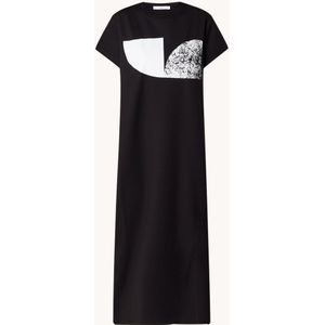 IRO Adrya midi T-shirt jurk met print