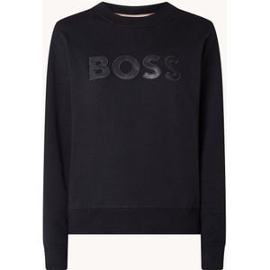 HUGO BOSS Econa sweater van wol met logoborduring