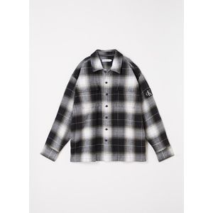 Calvin Klein Overshirt met ruitdessin