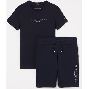 Tommy Hilfiger Set met T-shirt en korte joggingbroek 2-delig