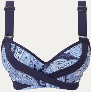 Marlies Dekkers Cache Coeur push-up bikinitop met paisley dessin