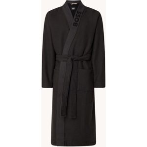 HUGO BOSS Waffle kimono van katoen