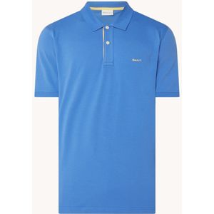 Gant Regular fit polo van piqué katoen met logoborduring