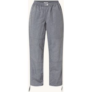 SAMSØE SAMSØE Gira mid waist straight fit broek met trekkoord