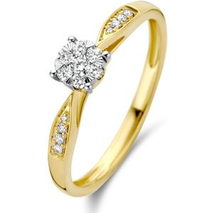 Diamond Point Gouden ring 0.20 ct diamant Enchanted