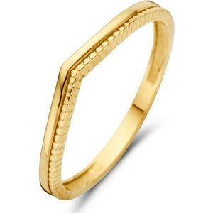 Jackie 14K Gold Windsor ring van 14 karaat geelgoud