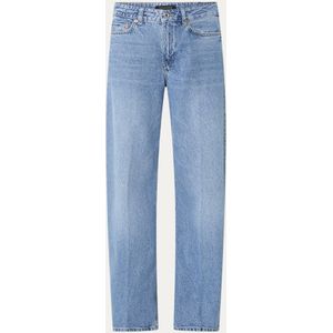 DRYKORN High waist wide leg jeans met metallic finish