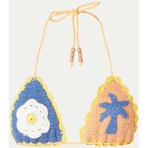 It's Now Cool Triangel bikinitop van crochet