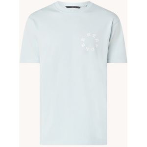 Airforce Bloom T-shirt van biologisch katoen met logo- en backprint