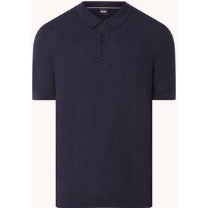 HUGO BOSS H-Daremo grofgebreide regular fit polo