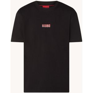 HUGO BOSS Diqitee T-shirt met logo- en backprint