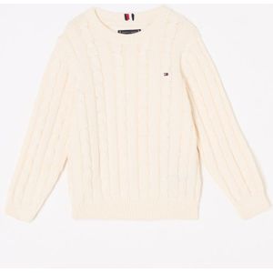 Tommy Hilfiger Kabelgebreide trui met logo