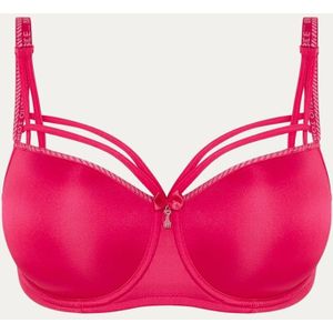 Lascana voorgevormde push-up bh met voorsluiting fuchsia