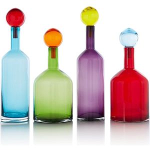 Pols Potten Bubbles & Bottles Multi Mix Vaas (Set van 4)