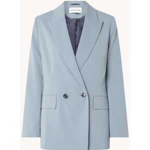 Vanilia Double-breasted blazer met klepzakken