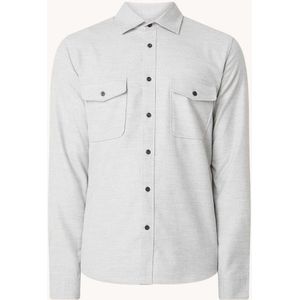 Reiss Chaser regular fit overshirt met klepzakken